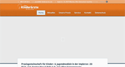 Desktop Screenshot of die-kinderaerzte.com