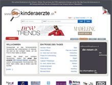 Tablet Screenshot of die-kinderaerzte.ch